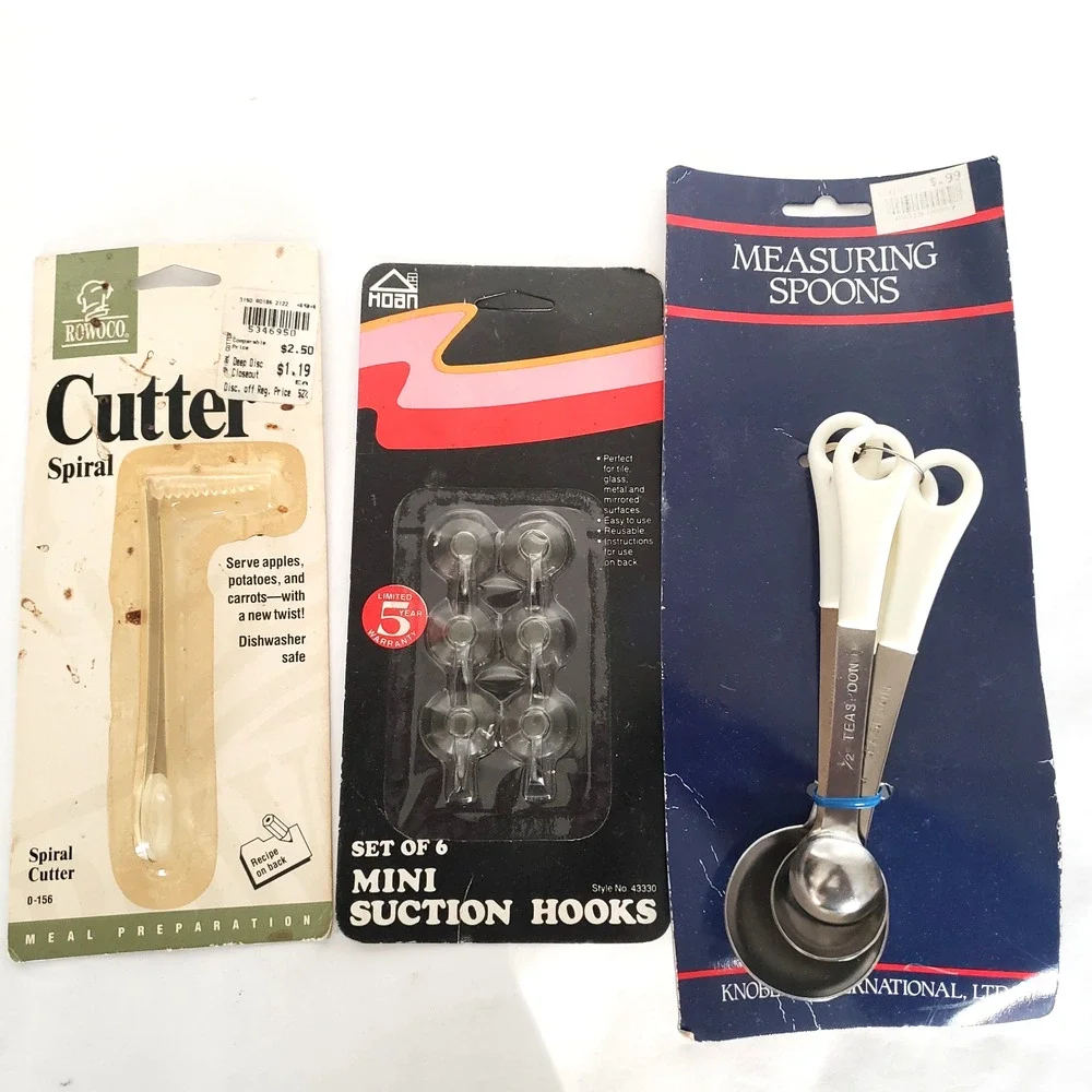 NEW!! (12) Vintage Kitchen Accessory Tools Sunkist Citrus Peeler Pot Handle Can